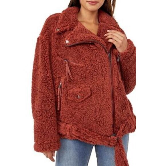 Free People
Cozy Slouchy Moto Jacket size M - Picture 3 of 11